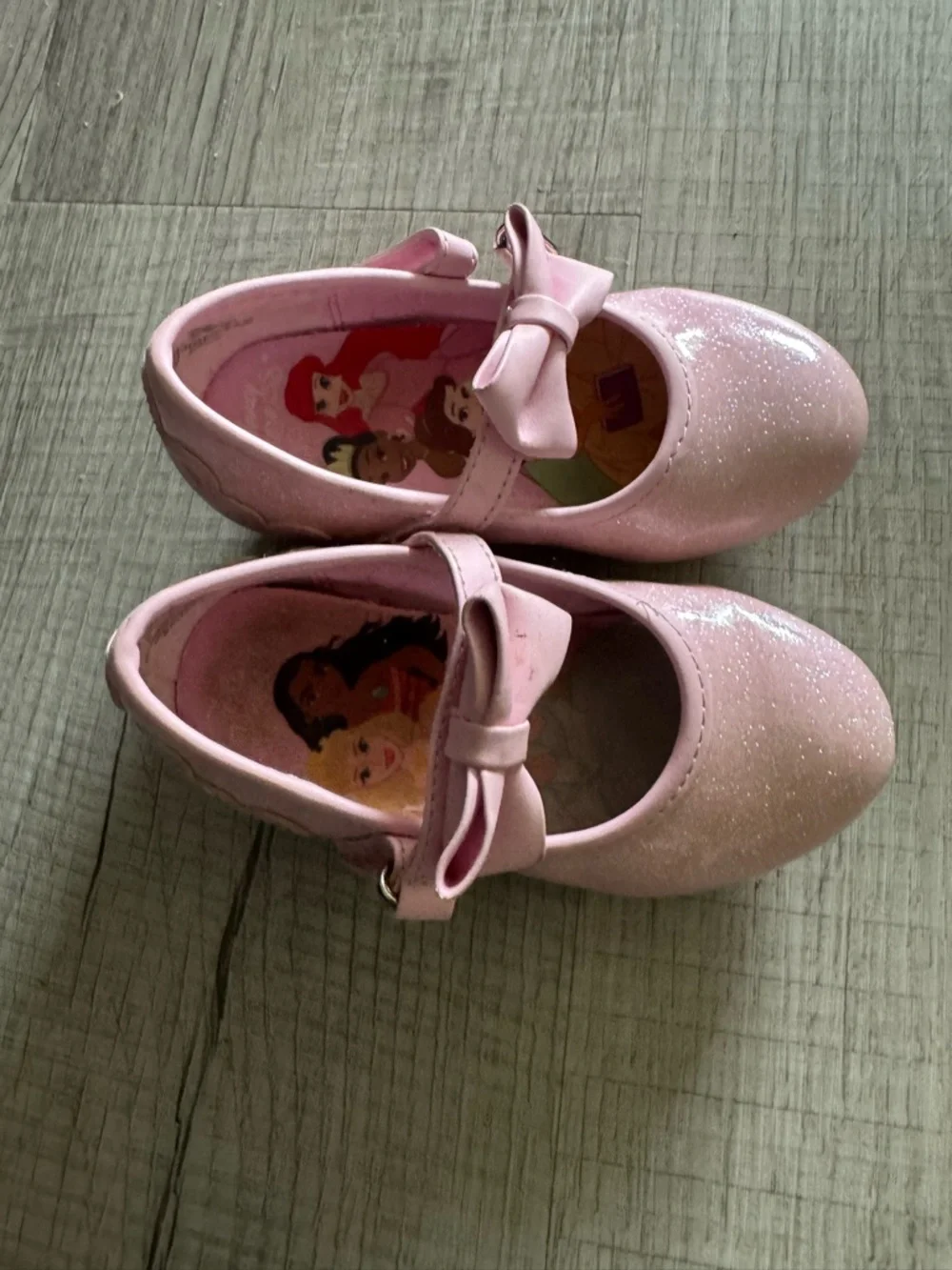 Toddler Girl Shoe Bundle Size 6 | Pink Glitter + Minnie Mouse| Dress & Play Set